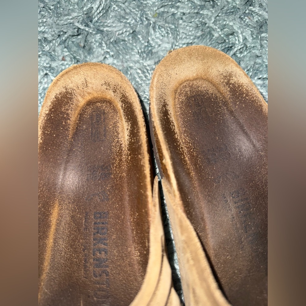 BIRKENSTOCK GRANADA SOFT FOOTBED SANDALS TOBACCO OILED LEATHER 38 - Picture 6 of 6